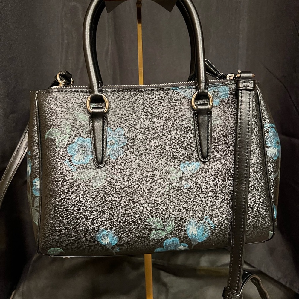 Coach Mini Surrey Carryall with a Victorian Floral Print NWOT - Picture 8 of 13